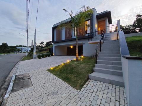 Casa à venda em Vinhedo, Observatório, com 3 suítes, com 272 m², Condomínio Villa D'Oro